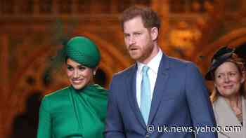 Hugs and elbow bumps as Harry and Meghan make last appearance as working royals