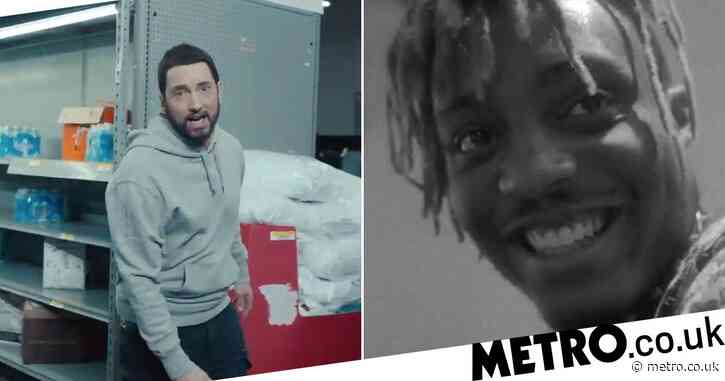 Eminem debuts Godzilla music video with Mike Tyson cameo and Juice Wrld tribute