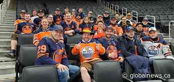 ‘Amazing experience for us’: Edmonton Oilers fans visit from Germany for 1st NHL games