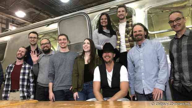 Paul Brandt calls on SAIT students' expertise to rebuild classic Airstream trailer