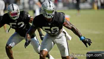 Raiders release starting linebacker Whitehead