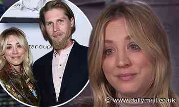 Kaley Cuoco will finally be moving in with husband Karl Cook in April... two years after marrying