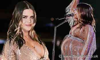 Maren Morris performs in Texas at NINE MONTHS PREGNANT