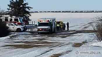 Southern Alberta hamlet evacuated after train hits propane tanker