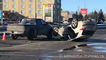 'Serious' crash on 97 Street causes rush hour traffic delays: Edmonton police - CTV News