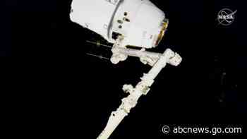 SpaceX's 20th station shipment arrives with candy