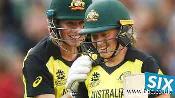 Women's T20 World Cup final: Alyssa Healy hits three sixes in a row for Australia v India