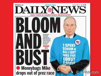 Mike Bloomberg is the Pets.com of politics