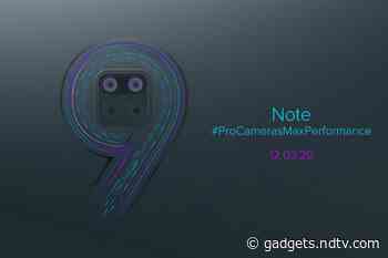Xiaomi Could Announce Purported Redmi Note 9 Pro Max at March 12 Launch Event