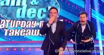 Ant 'breaks' camera on Saturday Night Takeaway and viewers can't believe it