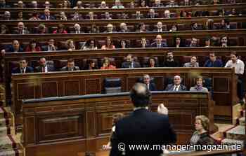 Abgeordneter erkrankt: Spaniens Parlament pausiert wegen Corona-Fall mindestens eine Woche