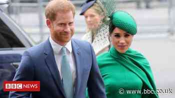 Duke and Duchess of Sussex make last appearance as working royals