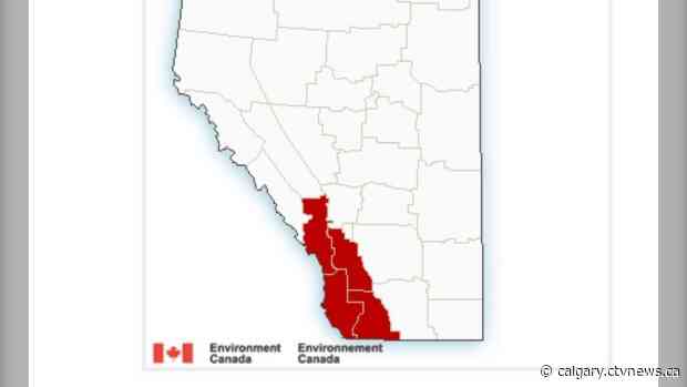 Wind warnings in place from Kananaskis to the Crowsnest Pass