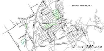 Cutting back of snowbanks begins Wednesday night in Orillia – Barrie 360 - Barrie 360