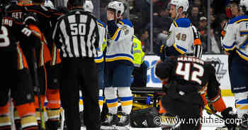 When a Teammate Collapsed, the St. Louis Blues Reeled. Then They Rallied.
