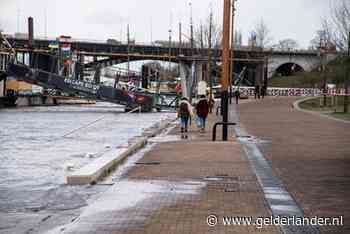 Vertragingen en uitval busverkeer in regio Nijmegen door hoogwater