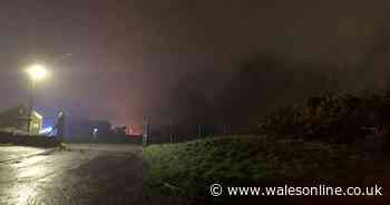 Houses shake and fill with smoke after explosion heard in Llanelli