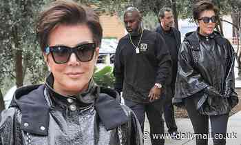 Kris Jenner and Corey Gamble stop by dance studio for the second day in a row