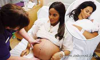Rochelle Humes shares throwback snaps of herself in labour as she celebrates daughter's birthday