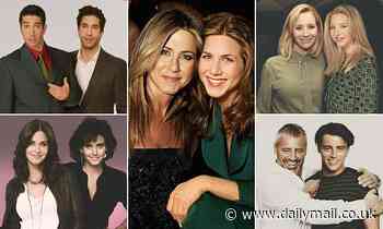 Photoshopped portraits show Friends stars reunited with their younger selves