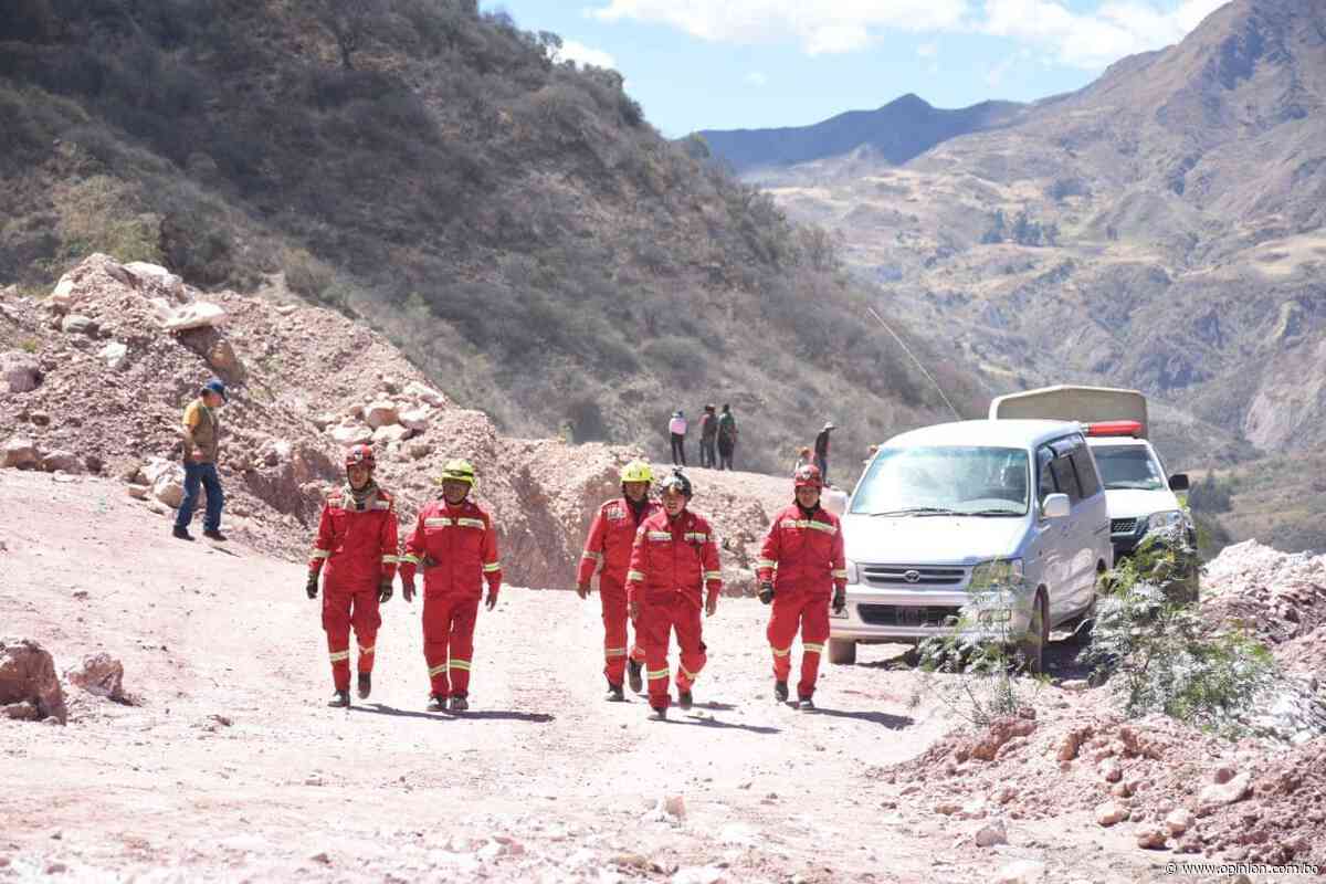 Intensifican búsqueda de dos víctimas tras derrumbe en una mina en Capinota - Opinión Bolivia