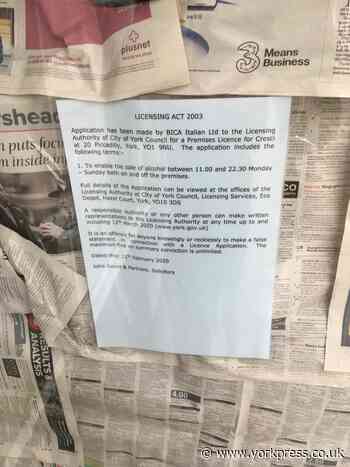 Work starts at new Cresci pizza restaurant for York