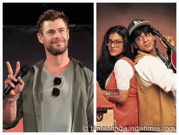 Watch: Chris Hemsworth mouthing Shah Rukh Khan’s iconic ‘DDLJ’ dialogue is the best thing you will see on - Times of India
