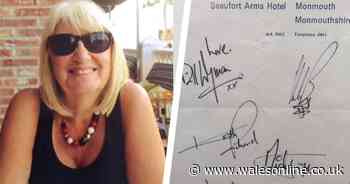 Pensioner to be rolling in cash when she sells rare autographed letter she was sent as a teen by Stones' bass guitarist