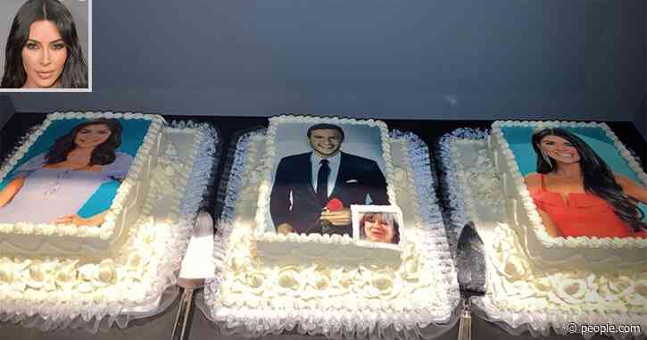 Kim Kardashian West Shows Off 3 Enormous Bachelor-Themed Cakes at Her Viewing Party