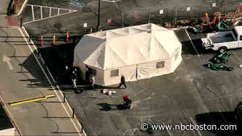 Norwood Hospital Prepares for Coronavirus Patients With Medical Tent - NBC10 Boston