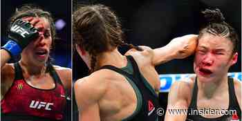 UFC gave Weili Zhang and Joanna Jedrzejczyk 2-month medical suspensions after their 25-minute war - Insider - INSIDER