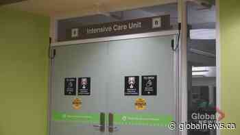 Coronavirus ICU isolation room at a Calgary hospital