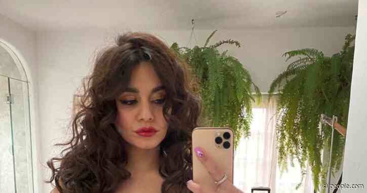 Vanessa Hudgens Continues Her Sexy Instagram Photo Streak in Low-Cut Bustier Top
