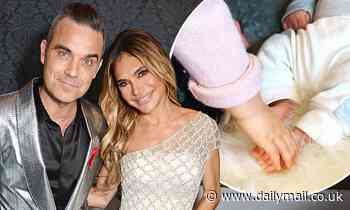 Robbie Williams' wife Ayda shares sweet snap of toddler daughter Coco bonding with baby brother Beau