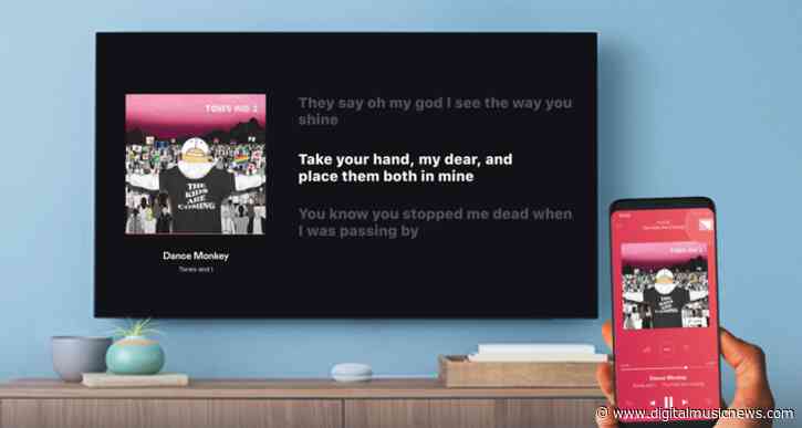 Deezer Pushes Big Screen Lyrics With a Chromecast Release