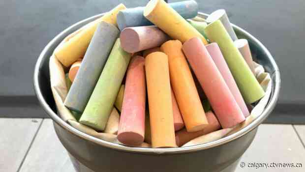 Chinook Centre chalkboard aims to bring awareness to children's educational barriers