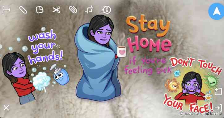 Bitmoji releases helpful (and cute!) coronavirus PSA stickers