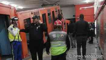 Mexico City underground trains collide killing one