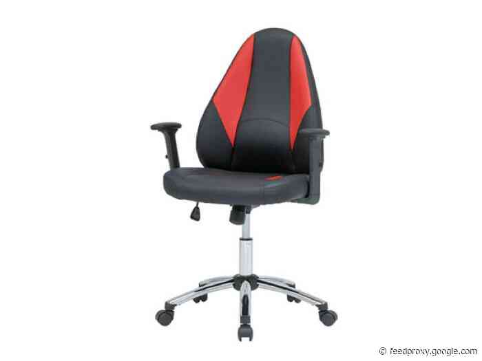 Save 38% on the Contoured Gamer Chair with Tilt & Height Adjustable Seat