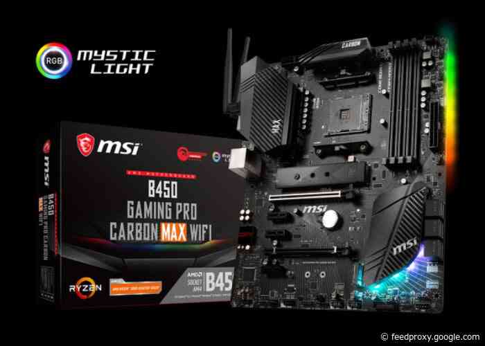 MSI B450 Gaming Pro Carbon Max WiFi motherboard