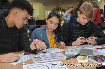 York College students in rail careers summit