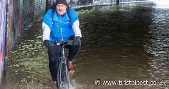 Third high tide in two days floods Bristol roads