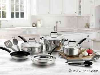 A full 12-piece Cuisinart cookware set for just $80 -- today only     - CNET