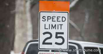 New speed limits in Minneapolis, St. Paul: 25 mph and 20 mph
