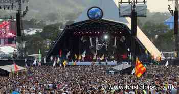 The Glastonbury 2020 line-up poster which is easier to read