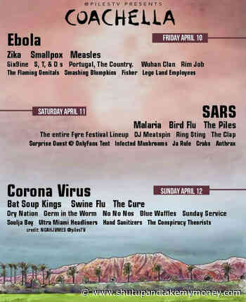 Coachella Corona Virus Lineup Meme