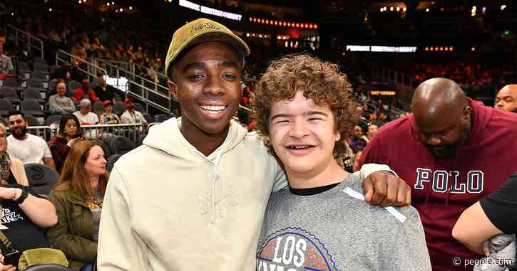 Stranger Things Stars Attend a Final NBA Game Prior to Suspension of Season amid Coronavirus