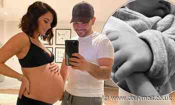 Lucy Mecklenburgh reveals she's given birth to a baby boy with fiancé Ryan Thomas