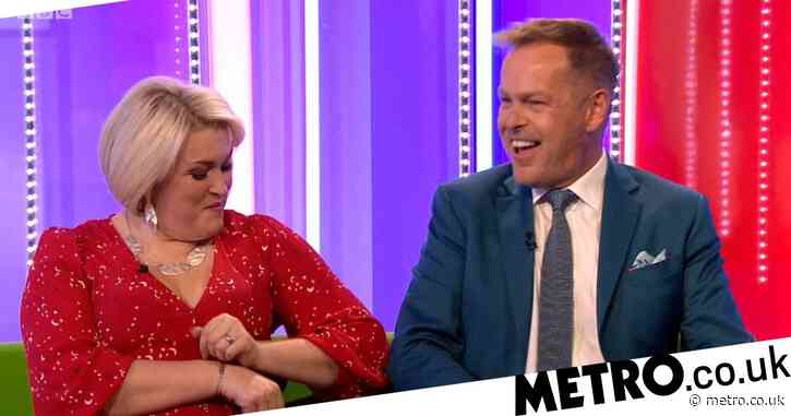 Dragons Den star Sara Davies awkwardly tells co-star Peter Jones ‘you’re a bit close’ on The One Show during coronavirus outbreak