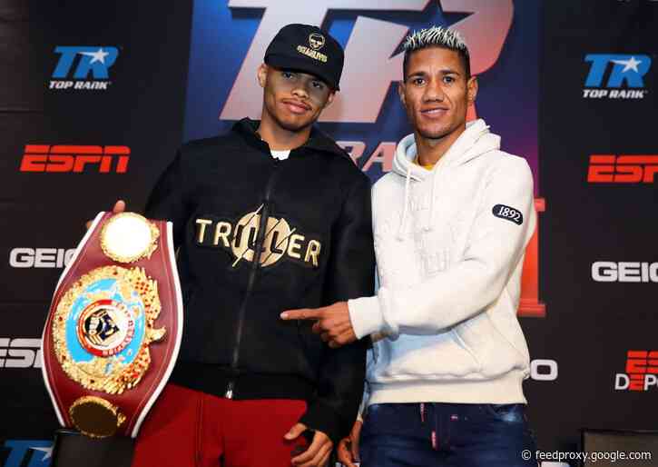 PHOTOS & QUOTES: Shakur Stevenson & Mick Conlan Ready for Unique Hulu Theater @ MSG Show